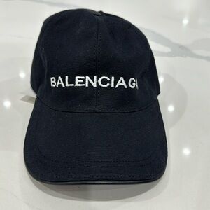 Balenciaga Black Baseball Cap